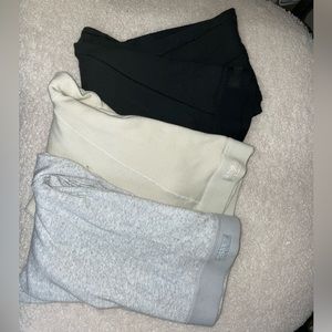 SKIMS cotton ribbed leggings (black ones)